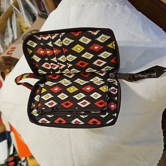 Vera Bradley Autumn Abstract Print Wristlet - Picture 3 of 7